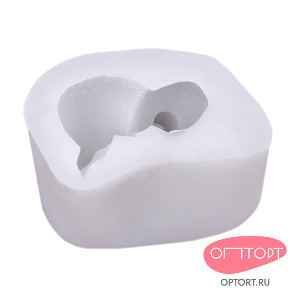 Силиконовый молд 3D «Спящий олененок на боку»